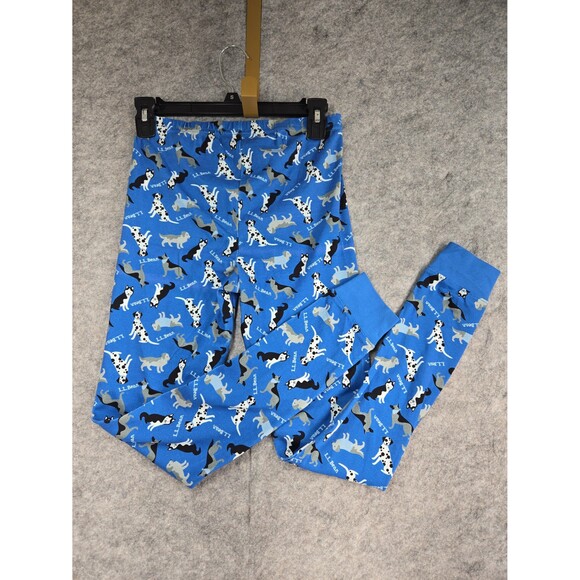 L.L. Bean Dogs Puppy Print Pajama 2 Piece Set Organic Cotton Boys Youth 14 Kids - Picture 2 of 10